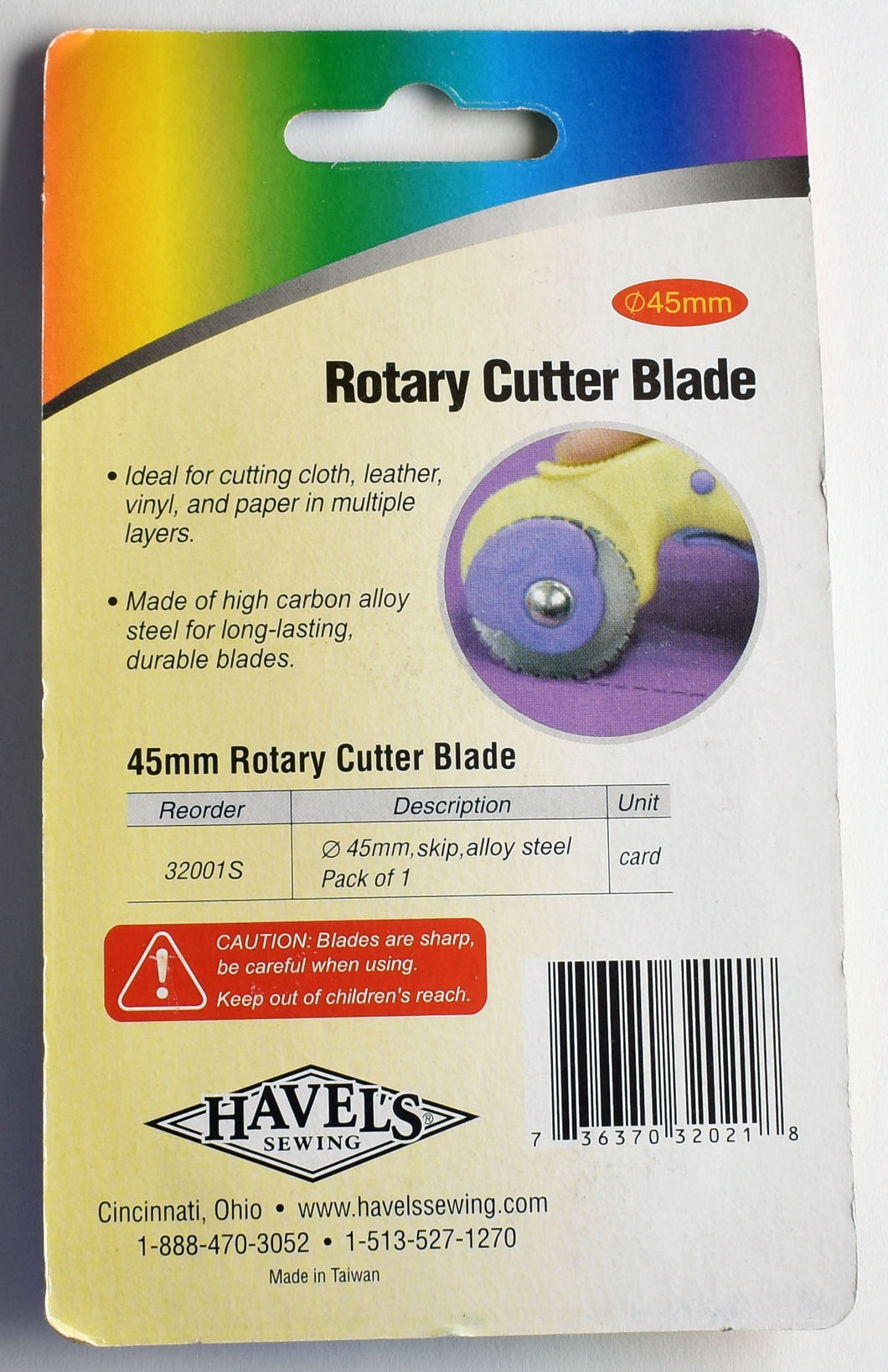 Havel's Rotary Skip Cutter Blade 45mm